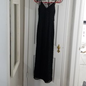 Black evening gown